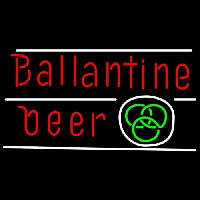 Ballantine Green Logo Beer Neonskylt