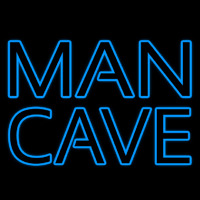 Blue Man Cave Neonskylt