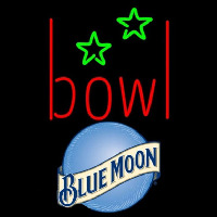 Blue Moon Bowling Alley Beer Sign Neonskylt