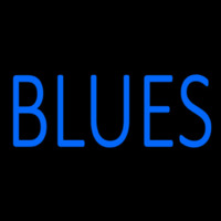 Blues Block Neonskylt