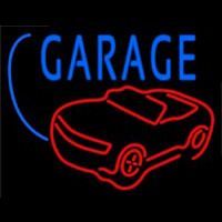 Car Logo Garage Block Neonskylt