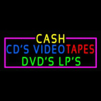 Cash Cds Videos Dvds Lps Tapes Neonskylt