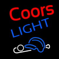 Coors Light Baseball Neonskylt