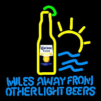 Corona E tra Miles Away From Other s Beer Sign Neonskylt