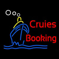 Cruise Booking Neonskylt