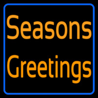 Cursive Seasons Greetings1 Neonskylt