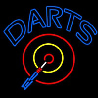 Darts Room Neonskylt