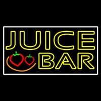 Double Stroke Juice Bar With Strawberries Neonskylt