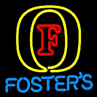 Fosters Initial Beer Sign Neonskylt