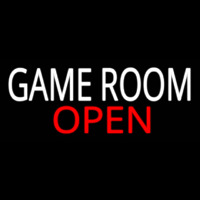 Game Room Open Neonskylt