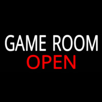 Game Room Open Real Neon Glass Tube Neonskylt