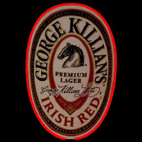 George Killians Irish Red Beer Sign Neonskylt