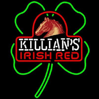 George Killians Irish Red Shamrock Beer Sign Neonskylt