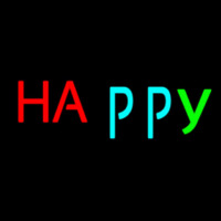 Happy Neonskylt