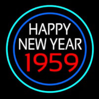 Happy New Year 1959 Bioshock Neonskylt
