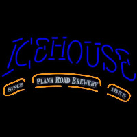 Icehouse Plank Road Brewery Blue Beer Sign Neonskylt
