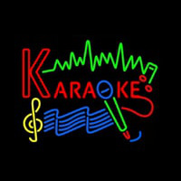 Karaoke Music  Neonskylt