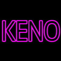 Keno With Outline Neonskylt
