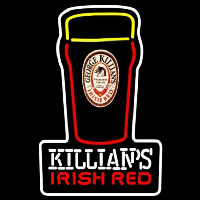 Killians Irish Red Pint Glass Of Beer Sign Neonskylt