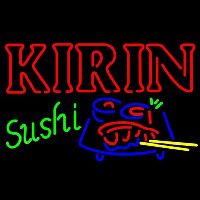 Kirin Beer And Sushi Beer Sign Neonskylt