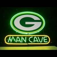 New Greenbay Packer Man Cave Neonskylt