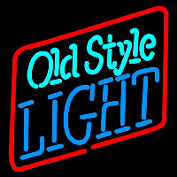 Old Style Light Beer Sign Neonskylt