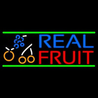 Real Fruit Smoothies Neonskylt