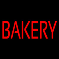 Red Bakery Neonskylt