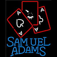 Samuel Adams Ace And Poker Beer Sign Neonskylt