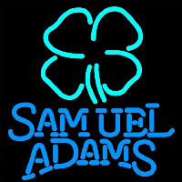 Samuel Adams Clover Beer Sign Neonskylt
