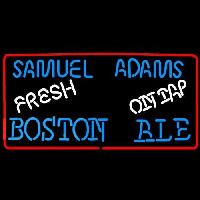 Samuel Adams Fresh Boston Ale On Tap Beer Sign Neonskylt