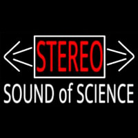 Stereo Sound Of Science Neonskylt