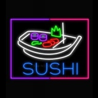 Sushi Boat Neonskylt