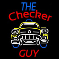 The Checker Guy Neonskylt