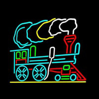 Train Logo Neonskylt