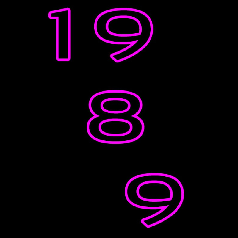 1989 Neonskylt