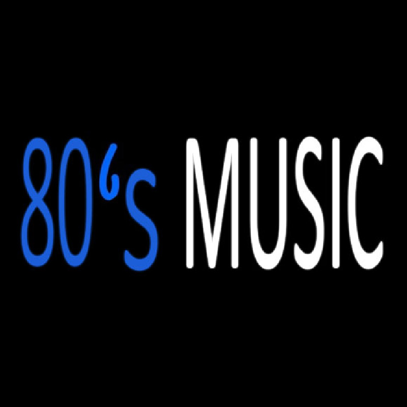 80s Music Neonskylt