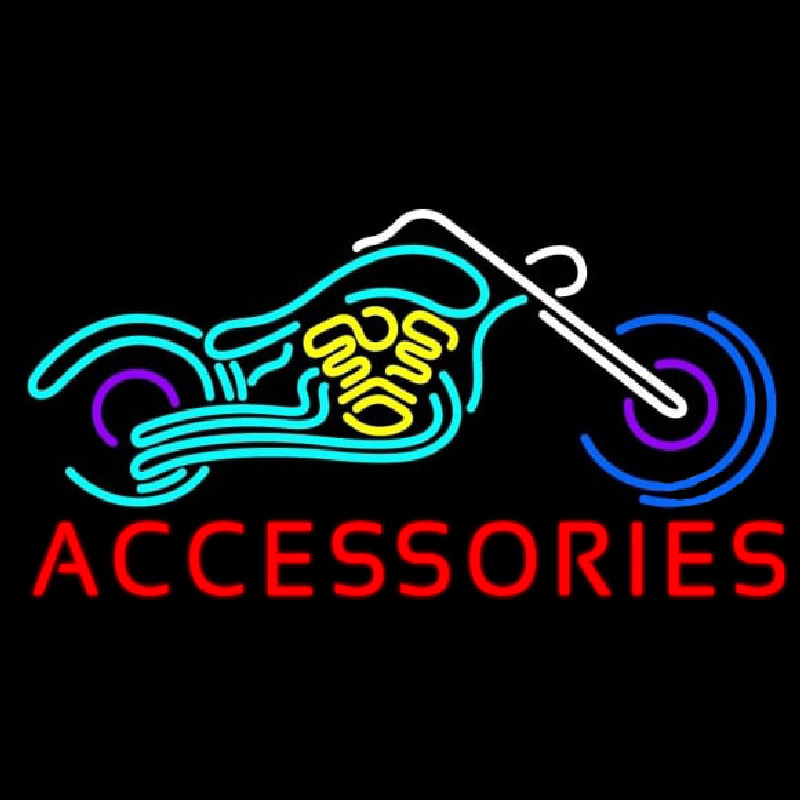 Accessories Block Bike Logo Neonskylt