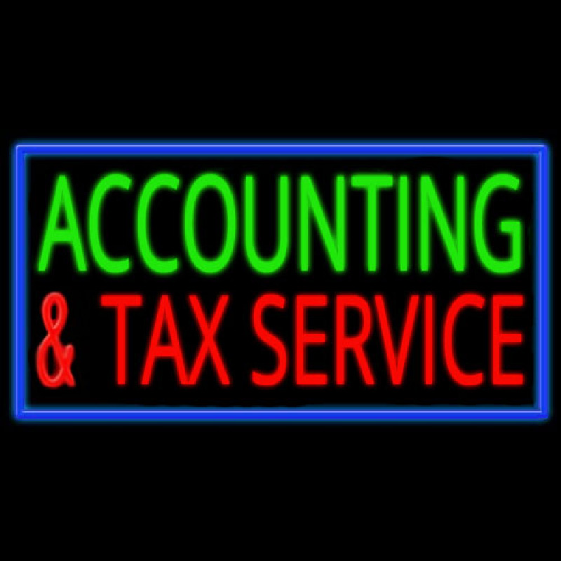 Accounting And Services Neonskylt