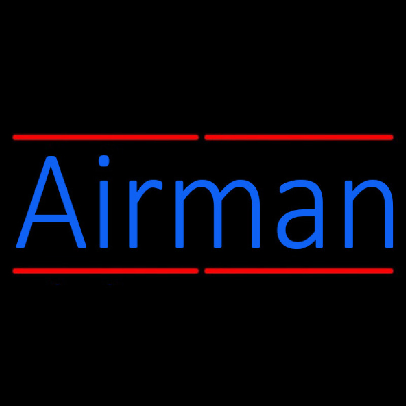 Airman Neonskylt