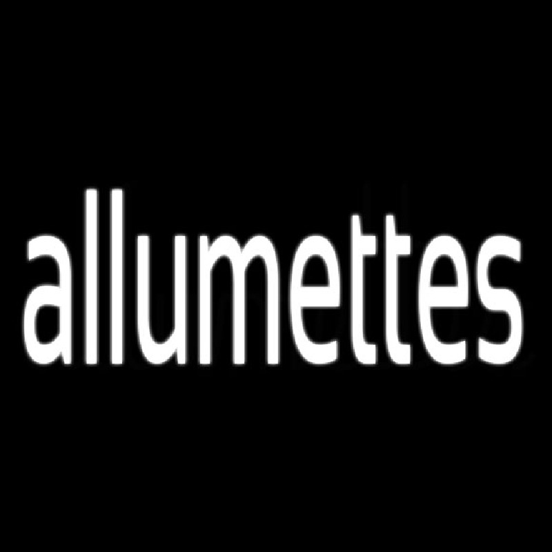 Allumettes Neonskylt