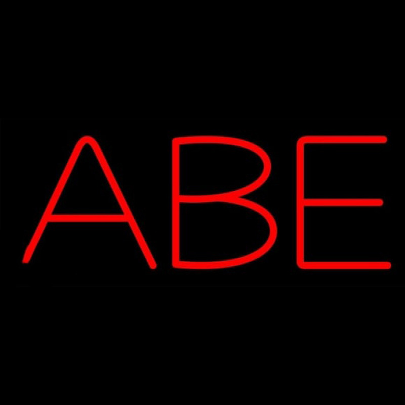 Alpha Beta Epsilon Neonskylt