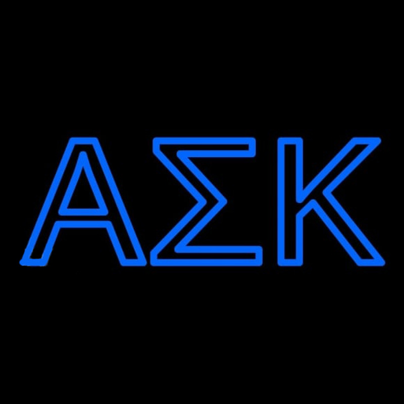 Alpha Sigma Kappa Neonskylt