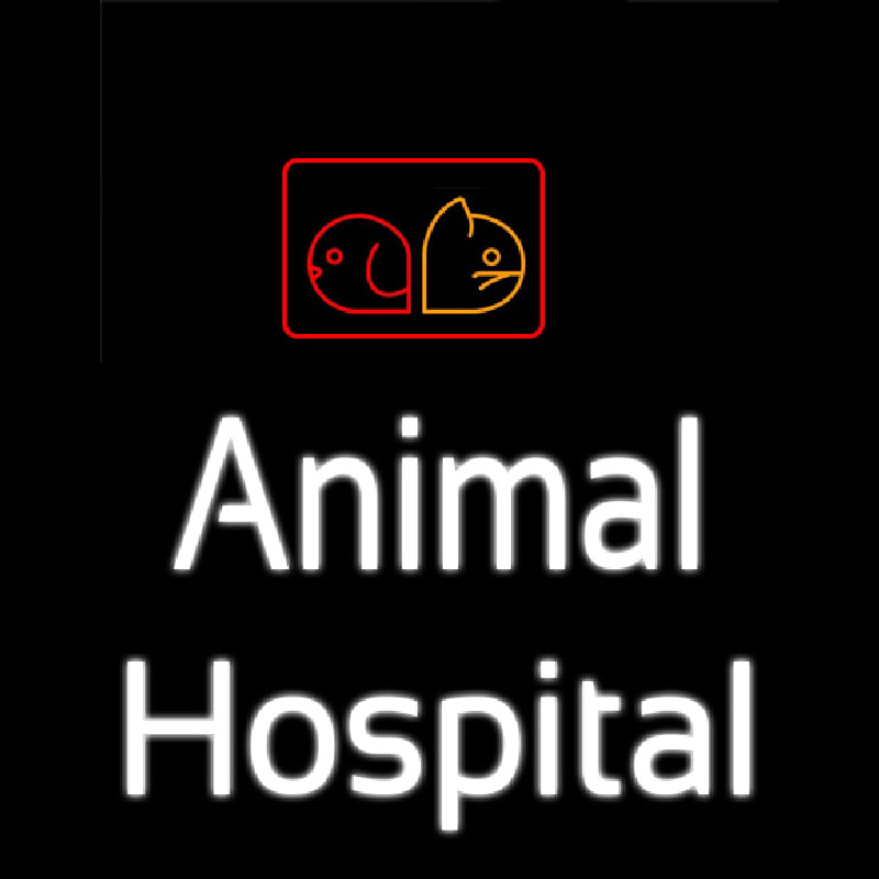 Animal Hospital Neonskylt