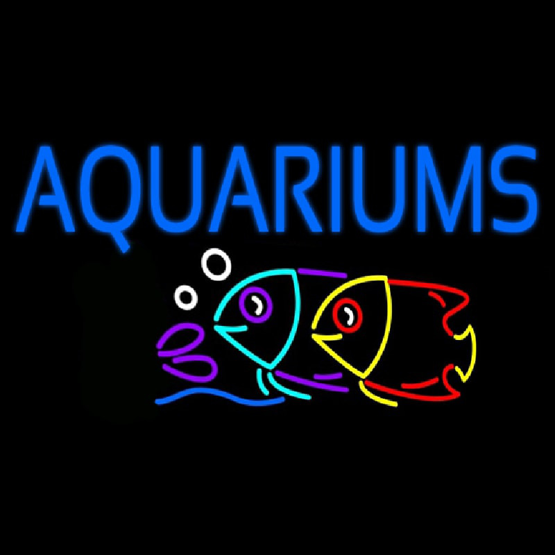 Aquariums Neonskylt