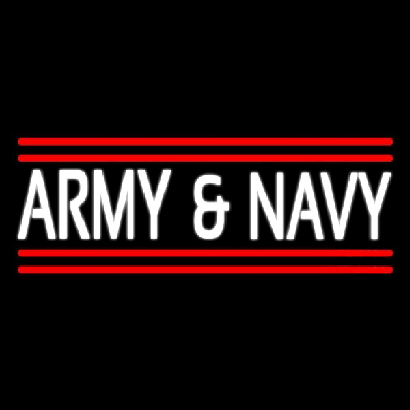 Army And Navy Neonskylt