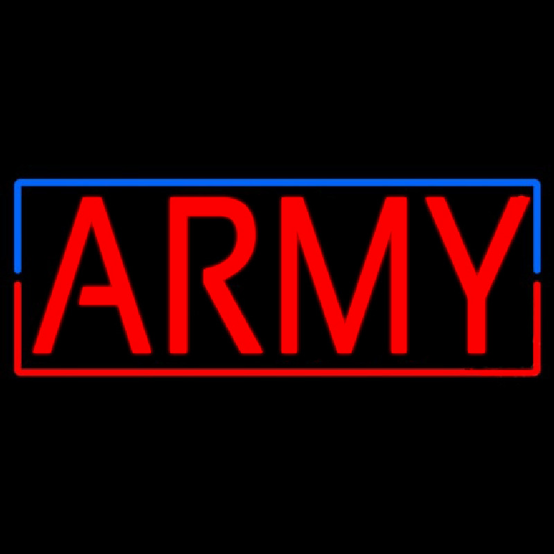 Army Neonskylt