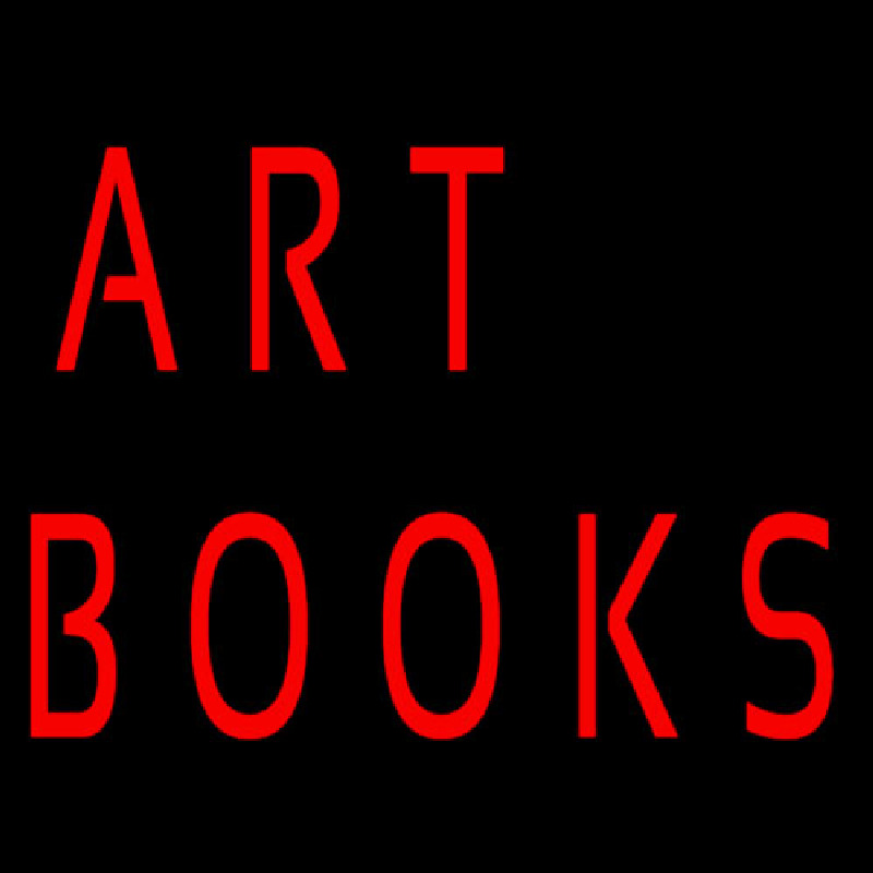 Art Books Neonskylt