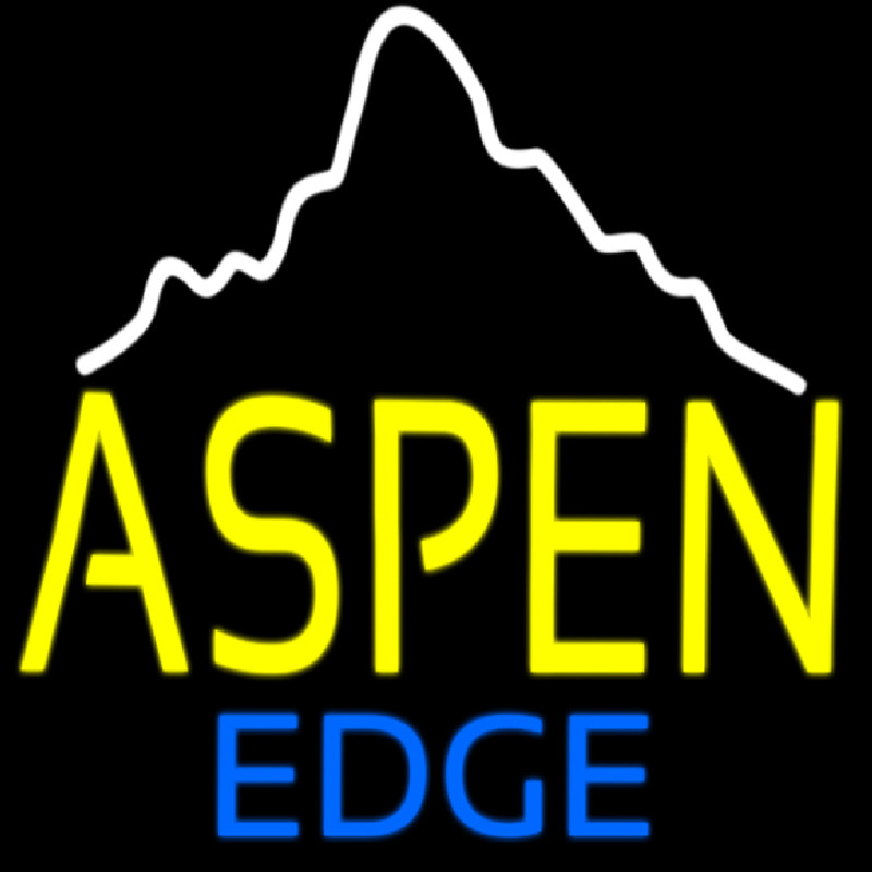 Aspen Edge Neonskylt