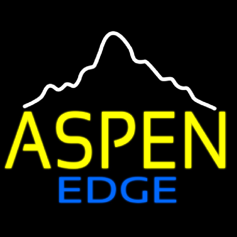 Aspen Edge Neonskylt